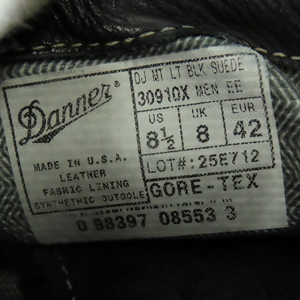 実際に弊社で買取させて頂いたDANNER/ダナー MOUNTAIN LIGHT マウンテンライト ブーツ/30910X/8.5の画像 5枚目