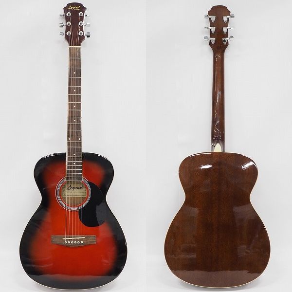 実際に弊社で買取させて頂いた★Legend by Aria/レジェンド FG-15 BS アコースティックギター/アコギ ソフトケース付の画像 1枚目