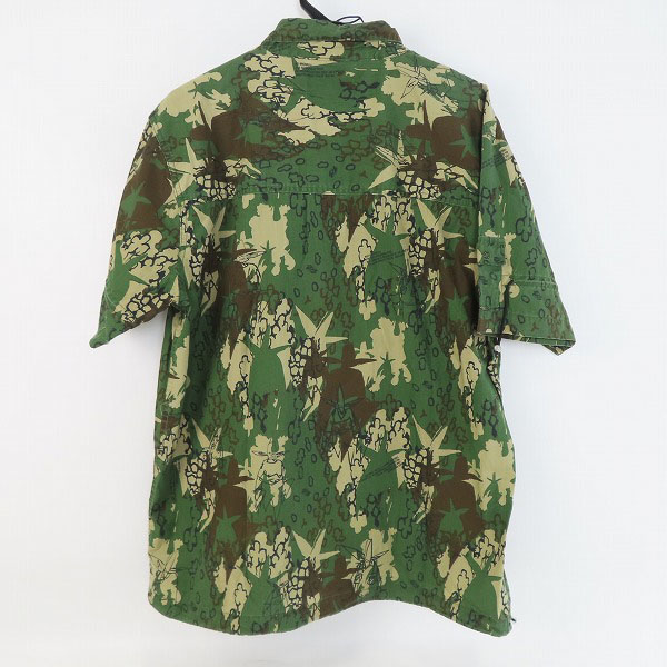 実際に弊社で買取させて頂いたZOO YORK×futura/ズーヨーク×フューチュラ カモフラ 半袖シャツ /Mの画像 1枚目