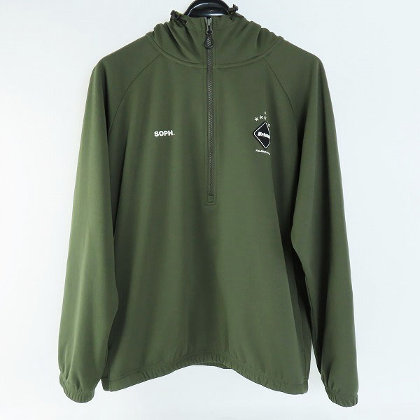 実際に弊社で買取させて頂いたF.C.Real Bristol/エフシーレアルブリストル PDK HALF ZIP フーディトップ FCRB-240003/M