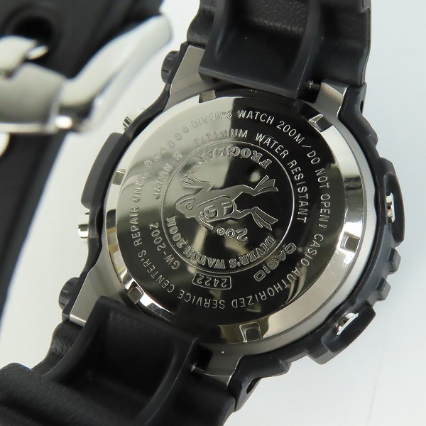 実際に弊社で買取させて頂いたG-SHOCK/Gショック FROGMAN/フロッグマン ファイナルエディション タフソーラー GW-200Z-1JFの画像 3枚目