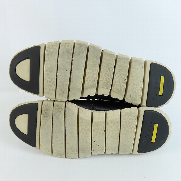 実際に弊社で買取させて頂いたCOLE HAAN/コールハーン ZEROGRAND/ゼログランド 黒 レザー C20720 10Mの画像 2枚目