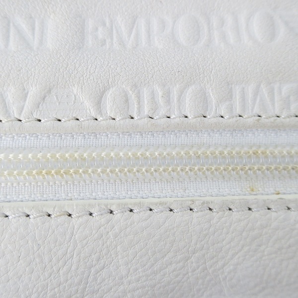 実際に弊社で買取させて頂いたEMPORIO ARMANI/エンポリオアルマーニ レザー ショルダー バッグの画像 9枚目