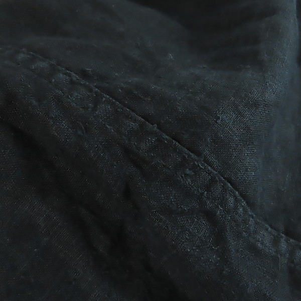 実際に弊社で買取させて頂いたAUBERGE/オーベルジュ Brilla per il gusto チャイナボタン リネン シャツジャケット/40の画像 8枚目