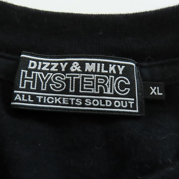 実際に弊社で買取させて頂いたHYSTERIC GLAMOUR/ヒステリックグラマー GREATEST PARTY SOUNDS/グレイテストパーティサウンズ 長袖Tシャツ 02233CL16/XLの画像 2枚目