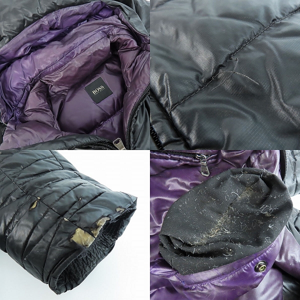 実際に弊社で買取させて頂いたHUGO BOSS/ヒューゴボス ダウン ジャケット UK50の画像 8枚目