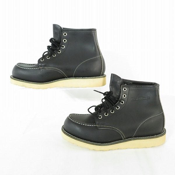 実際に弊社で買取させて頂いたREDWING/レッドウィング モックブーツ/アイリッシュセッター ブラック 8130/8Dの画像 3枚目
