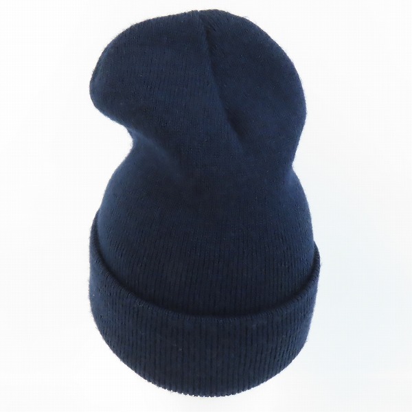 実際に弊社で買取させて頂いたCarhartt/カーハート A18 NAVY ビーニー/ニット帽 ネイビーの画像 3枚目