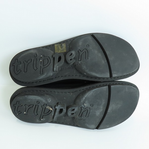 実際に弊社で買取させて頂いたtrippen/トリッペン Moor black レザーシューズの画像 2枚目