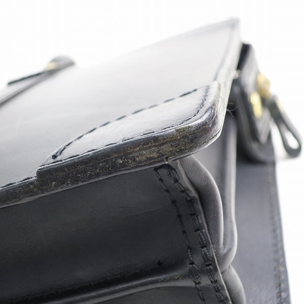 実際に弊社で買取させて頂いたHERZ/ヘルツ 二本手ビジネスバッグ レザーブリーフケース BW-24の画像 6枚目