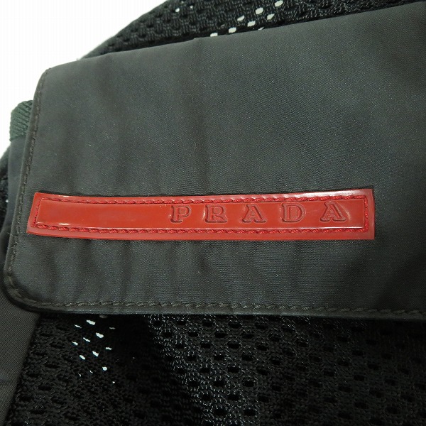 実際に弊社で買取させて頂いたPRADA SPORT/プラダスポーツ ナイロン×メッシュ リュックサック/バックパックの画像 5枚目
