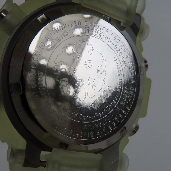 実際に弊社で買取させて頂いたG-SHOCK/Gショック W.C.C.S. FROGMAN/フロッグマン トリプルマンタ DW-8201WC-8T【動作未確認】の画像 3枚目