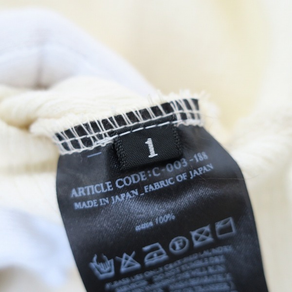 実際に弊社で買取させて頂いたP.E.O.T.W AG/ピーイーオーティーダブリューエージー ロングTシャツ/カットソー /1の画像 3枚目