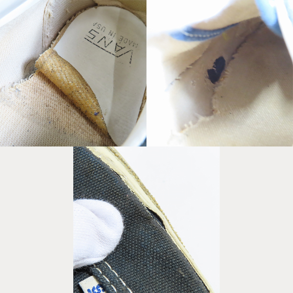 実際に弊社で買取させて頂いた【観賞用】VANS/バンズ VANDOREN 70s-80s ヴィンテージ スニーカー/8の画像 6枚目