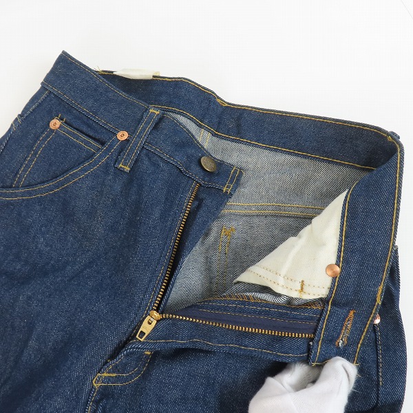 実際に弊社で買取させて頂いたLee/リー 70S ヴィンテージ ジーンズ 200-0041 オリジナル USA製 SCOVILL ZIP デニムパンツ/28の画像 4枚目