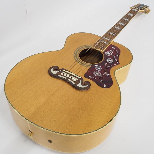 実際に弊社で買取させて頂いた★【難有り】Epiphone/エピフォン EJ 200 アコースティックギター/アコギ エレアコ仕様