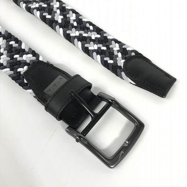 実際に弊社で買取させて頂いたNIKE GOLF/ナイキ ゴルフ G-Flex ストレッチウーブンマスターズゴルフベルト  ブラック ホワイトの画像 1枚目