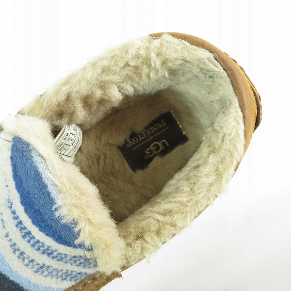 実際に弊社で買取させて頂いたUGG×PENDLETON/アグ×ペンドルトン M ASCOT ムートンシューズ 1009713 /27の画像 4枚目
