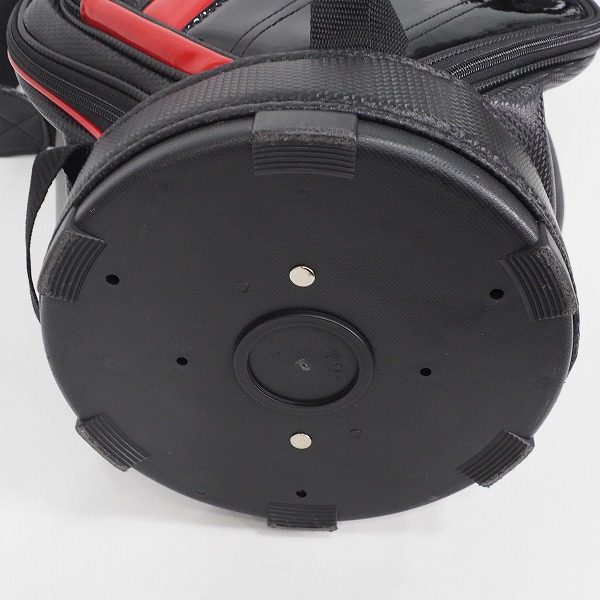 実際に弊社で買取させて頂いたle coq sportif/ルコックスポルティフ ゴルフ QQBTJJ08 9型 6分割キャディバッグ ブラックの画像 8枚目