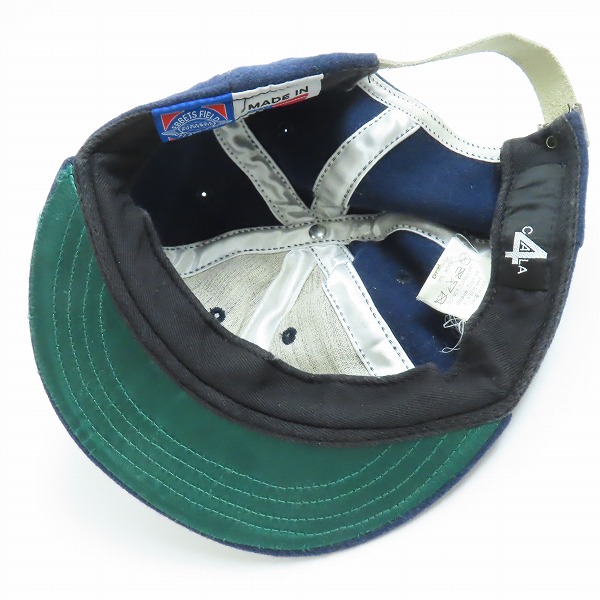 実際に弊社で買取させて頂いたCA4LA/カシラ NY ウール 6パネル キャップの画像 4枚目