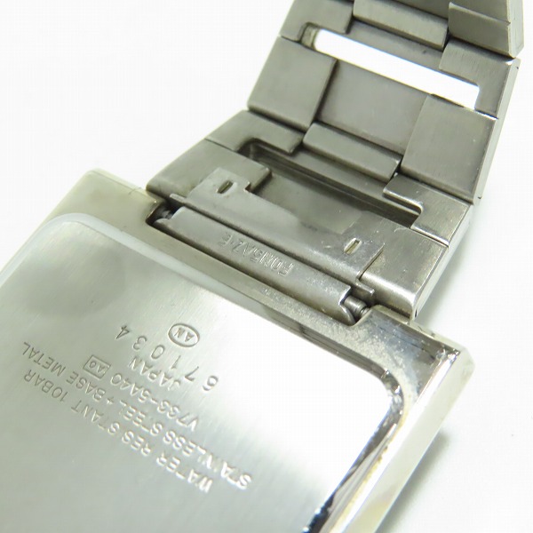 実際に弊社で買取させて頂いたSEIKO/セイコー ALBA/アルバ AKA クオーツ 腕時計 V733-5A40【動作未確認】の画像 5枚目