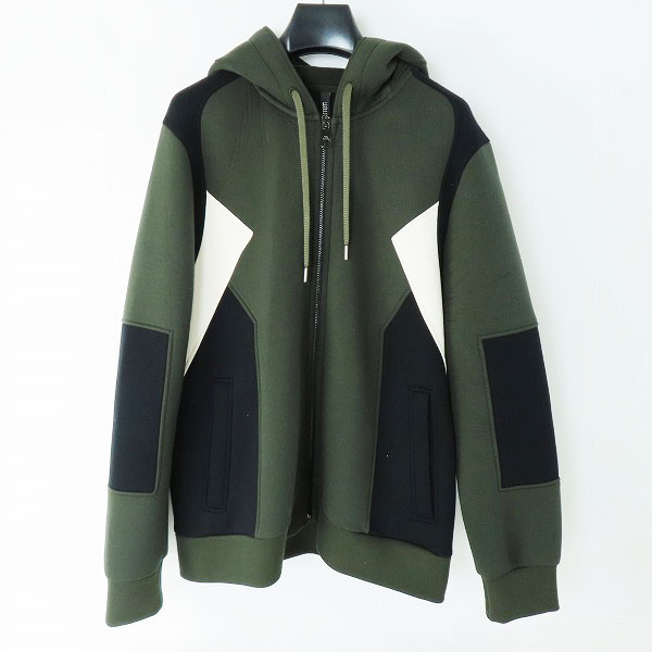 実際に弊社で買取させて頂いたNEIL BARRETT/ニールバレット 切り返しデザイン ジップアップ パーカー BJS164V B525C/S
