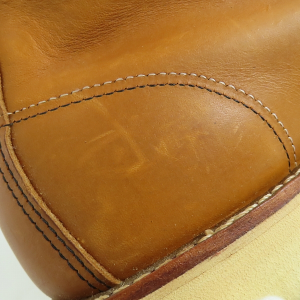 実際に弊社で買取させて頂いたREDWING/レッドウィング 羽根タグ アイリッシュセッター モックトゥ ブーツ 875/8Dの画像 6枚目