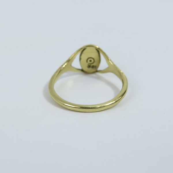 実際に弊社で買取させて頂いたALEX STREETER/アレックスストリーター 18K PAGAN PRIESTESS UNDERSET RING パガンプリーステスアンダーセットリング 6.5号の画像 4枚目