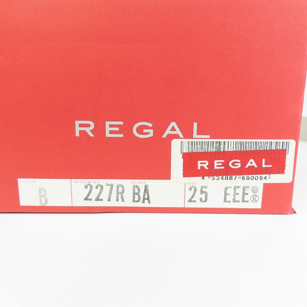 実際に弊社で買取させて頂いたREGAL/リーガル モンクストラップ レザーシューズ 227R/25.0の画像 9枚目