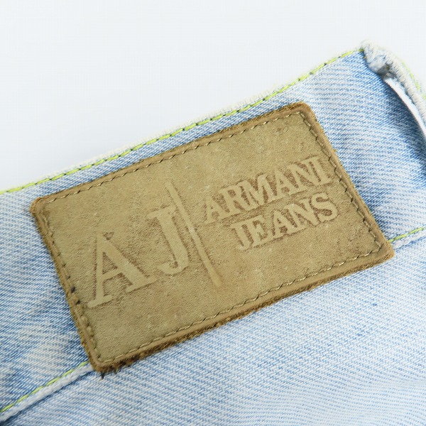 実際に弊社で買取させて頂いたARMANI JEANS/アルマーニジーンズ クラッシュデニム パンツ/38の画像 2枚目