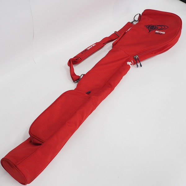 実際に弊社で買取させて頂いたBEAMS GOLF/ビームスゴルフ クラブケース ショルダー付き レッド