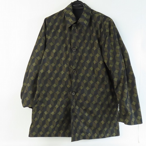 実際に弊社で買取させて頂いたDRIES VAN NOTEN/ドリスヴァンノッテン ステンカラー リバーシブル 1157-343-0386/46の画像 2枚目