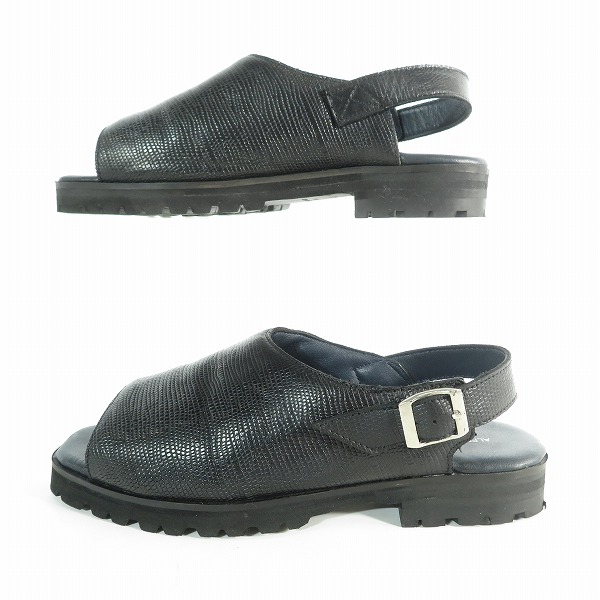 実際に弊社で買取させて頂いたALFREDO BANNISTER/アルフレッドバニスター UNILINE サンダル /40の画像 3枚目