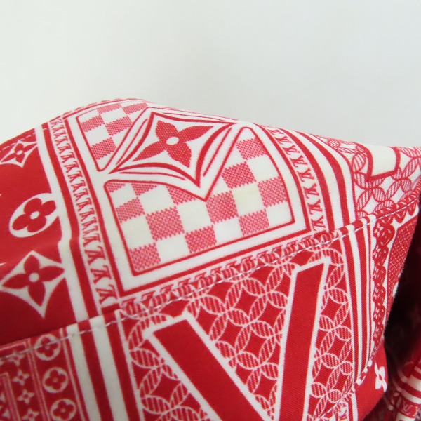 実際に弊社で買取させて頂いた【JPタグ】LOUIS VUITTON/ルイヴィトン 18AW トランプ柄 半袖シャツ RM182M HKU HFS14W/Sの画像 8枚目