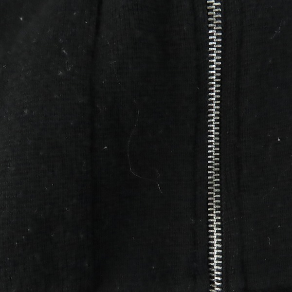 実際に弊社で買取させて頂いたARMANI JEANS/アルマーニ ジーンズ ジップアップ ウール混 ジャケット ブラック Mの画像 6枚目