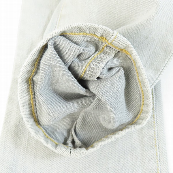 実際に弊社で買取させて頂いたSAINT LAURENT PARIS/サンローランパリ デニムパンツ 344124 YM39R/28の画像 9枚目