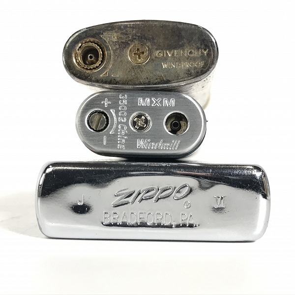 実際に弊社で買取させて頂いた【おまとめ】GIVENCHY/ジバンシィ Parliament/パーラメント ZIPPO/ジッポー 他 ガスライター/オイルライター/ケースの画像 1枚目