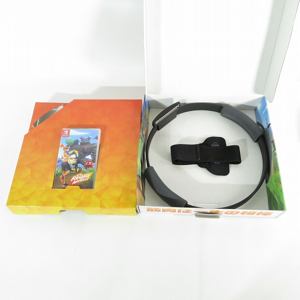 実際に弊社で買取させて頂いた任天堂 ニンテンドー スイッチ 本体 HAC-S-KABAA/リングフィットアドベンチャー/ジョイコンハンドル付き【簡易動作確認済】の画像 7枚目