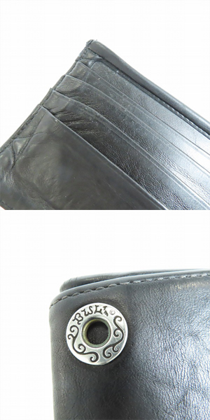 実際に弊社で買取させて頂いたBWL/ビルウォールレザー レザー二つ折りウォレット/財布の画像 9枚目
