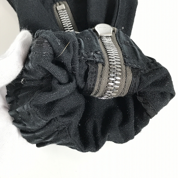実際に弊社で買取させて頂いたRick Owens/リックオウエンス 21AW Bauhaus Cargo/バウハウスカーゴパンツ ジョガーパンツ 裾ジップ  RR02A5377-CVR/48の画像 6枚目