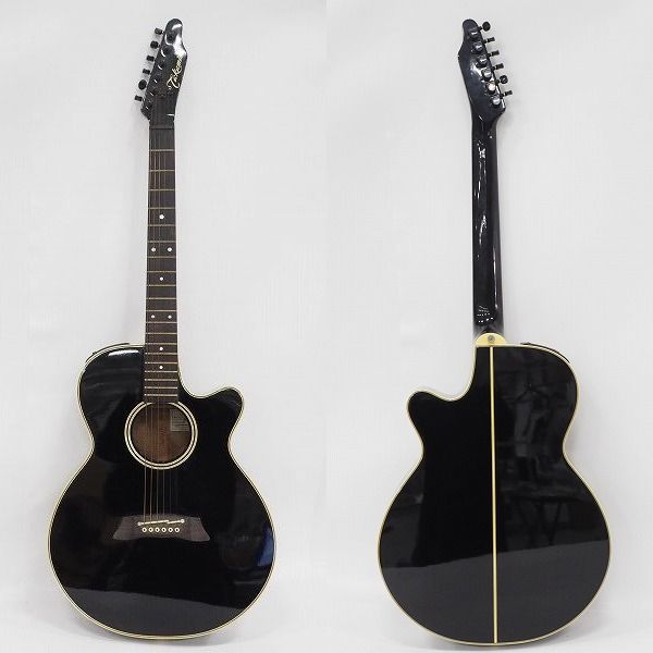 実際に弊社で買取させて頂いた★【難有り】Takamine/タカミネ PT-106-6/PT106-6 エレアコ/アコースティックギター 1990年製 ハードケース付 の画像 1枚目