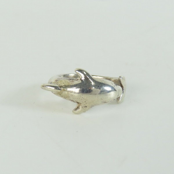 実際に弊社で買取させて頂いたHOLLYWOOD RANCH MARKET/ハリウッドランチマーケット ドルフィン/イルカ リング 12号の画像 1枚目