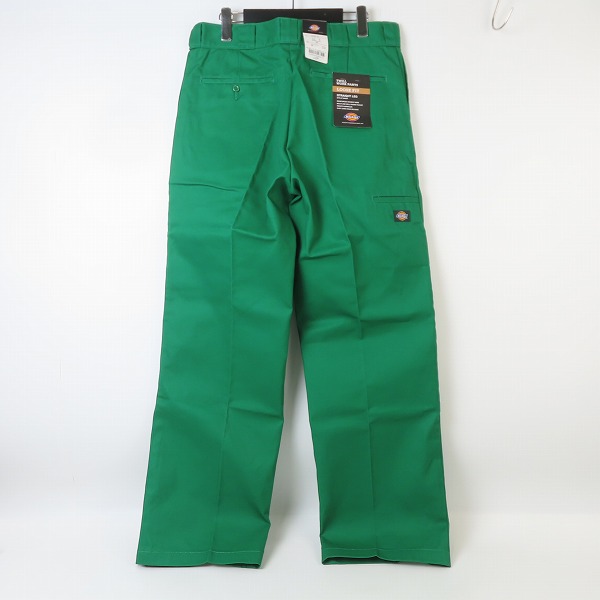 実際に弊社で買取させて頂いた【未使用】Dickies/ディッキーズ  Twill Work Pants/ルーズフィット ツイル ワークパンツ グリーン/34の画像 1枚目