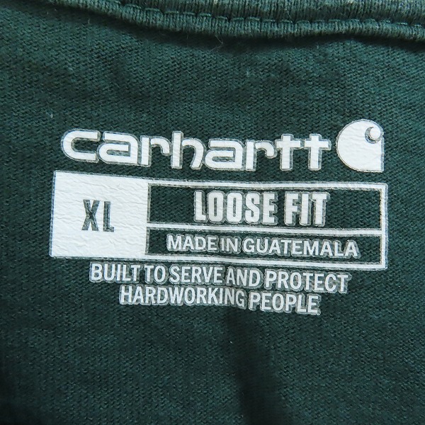 実際に弊社で買取させて頂いたCarHartt/カーハート LOOSE FIT 半袖Tシャツ K87-HTG/XLの画像 2枚目