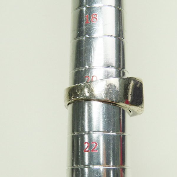 実際に弊社で買取させて頂いたBOTTEGA VENETA/ボッテガヴェネタ イントレチャート リング/指輪 20.5-21号の画像 6枚目