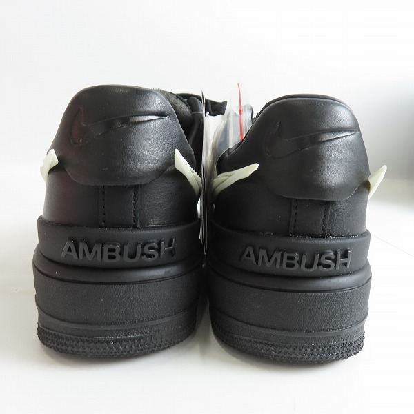 実際に弊社で買取させて頂いた【未使用】NIKE×AMBUSH/ナイキ×アンブッシュ AIR FORCE 1 LOW SP/エア フォース 1 ロー スペシャル ブラック DV3464-001/27.5の画像 1枚目