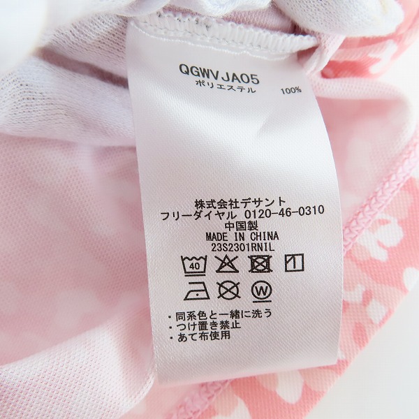 実際に弊社で買取させて頂いた【未使用】le coq sportif GOLF/ルコックスポルティフゴルフ ゴルフウェア レディース 半袖 ポロシャツQGWVJA05/Sの画像 3枚目