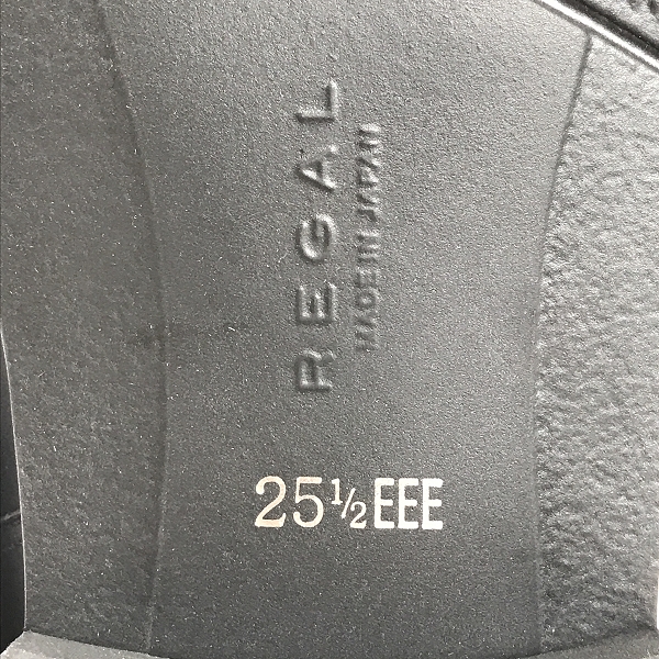 実際に弊社で買取させて頂いたREGAL/リーガル GORE-TEX/ゴアテックス プレーントゥ レザーシューズ CJ22C 34HR/25.5EEE の画像 7枚目