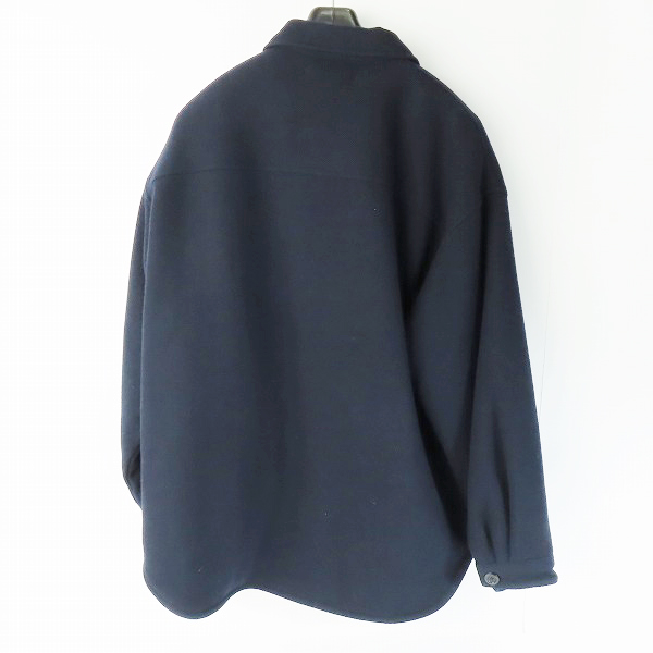 実際に弊社で買取させて頂いたWTAPS/ダブルタップス WCPO 01 JACKET WONY MELTON/ウール メルトンジャケット 212WVDT-JKM01/01の画像 1枚目