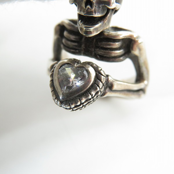 実際に弊社で買取させて頂いたJustin Davis/ジャスティンデイビス ハートフルリング 指輪 SRJ404/9号の画像 7枚目